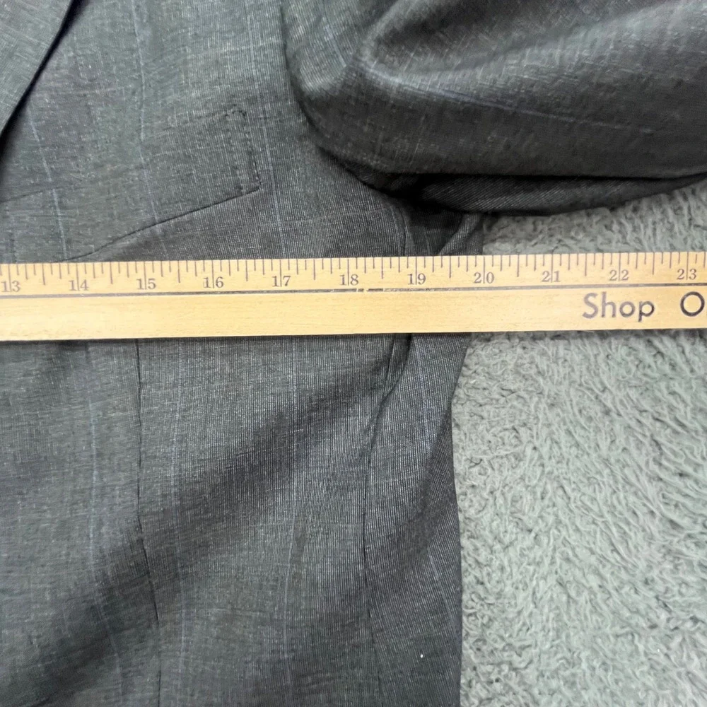 Polo Ralph Lauren Gray Plaid Wool Sport Coat Blazer‎ 39/33 SHT Classic Fit USA